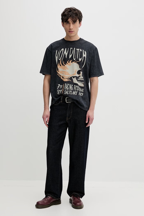 Футболка мужская шерстяная Von Dutch цвет серый