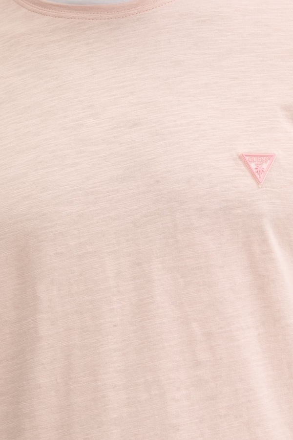Футболка чоловіча бавовняна Guess колір рожевий фото 4