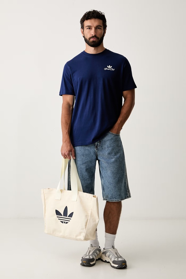 Футболка мужская хлопковая adidas Originals цвет темно-синий