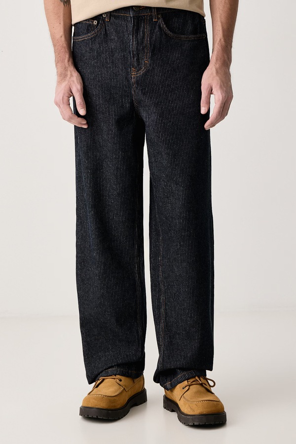 Джинси relaxed fit чоловічі Les Deux x Detroit Lions колір блакитний
