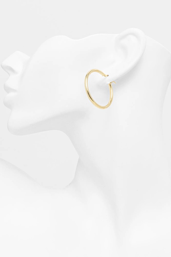 Сережки Answear.LAB зі срібла 925 проби, покритого 18-каратним золотом колір золотий фото 3