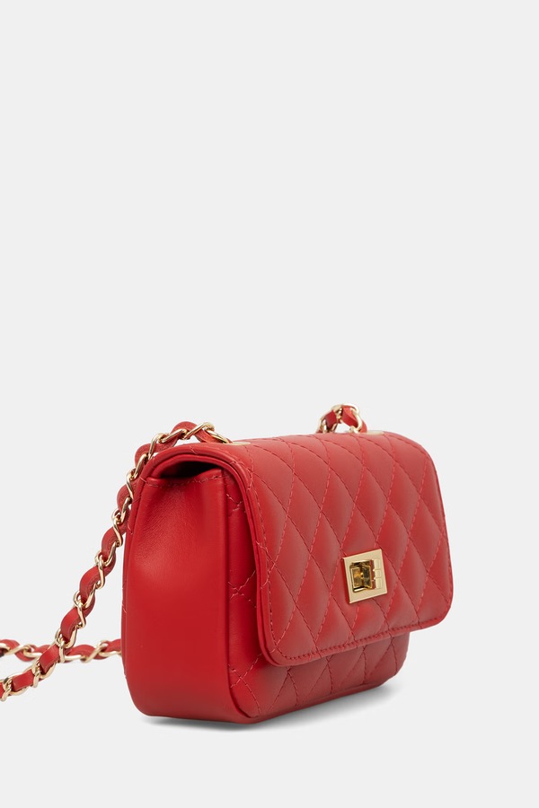 Сумка крос-боді жіноча шкіряна Answear.LAB колір червоний фото 2