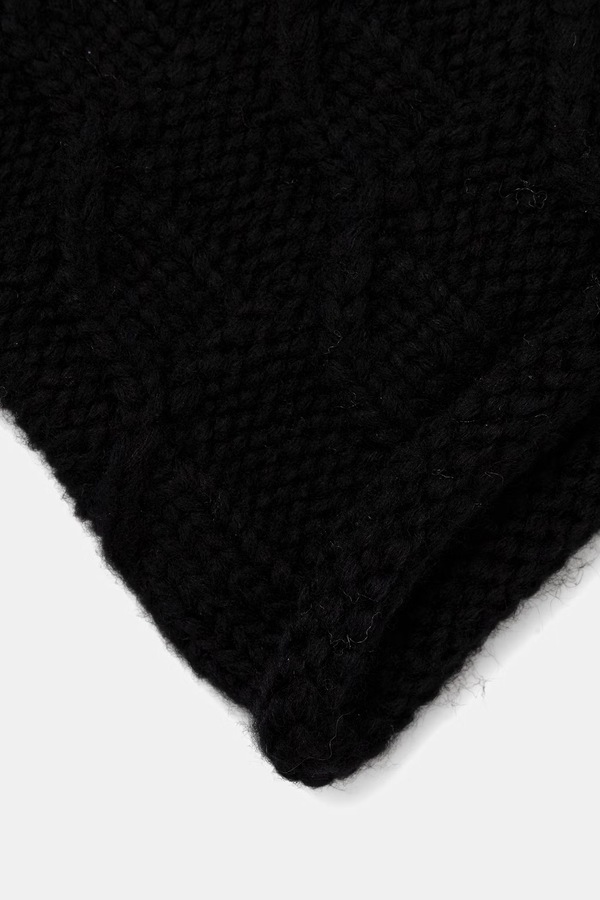 Снуд женский с шерстью Answear.LAB цвет черный фото 2