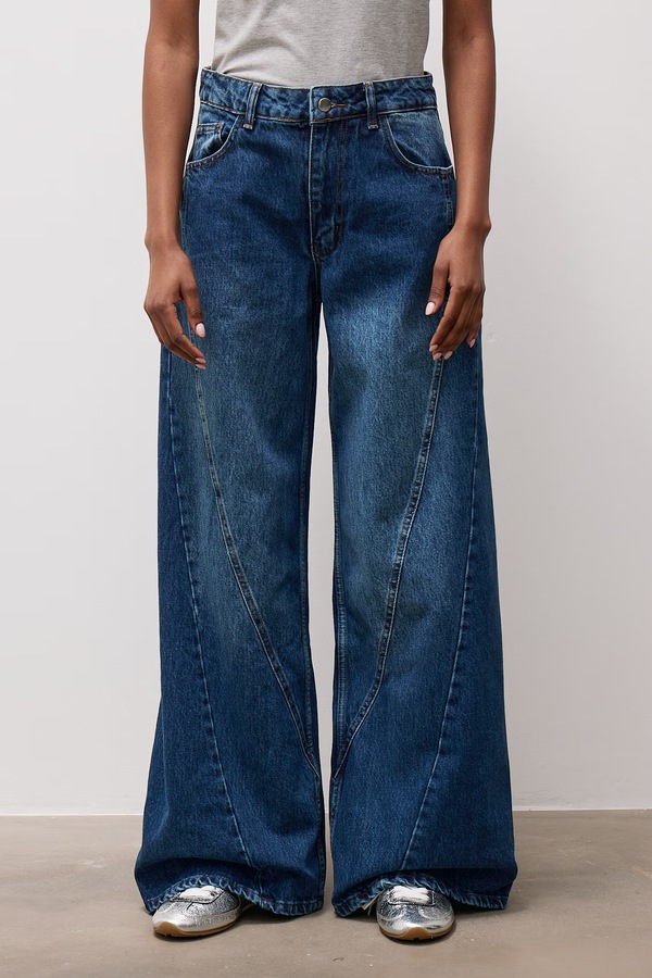 Джинси wide leg жіночі Answear.LAB колір блакитний фото 2