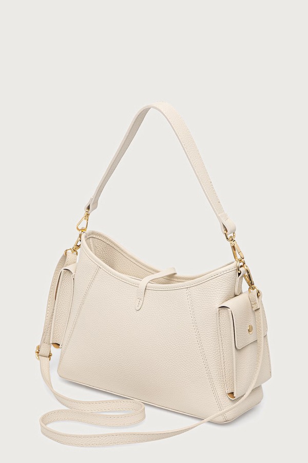 Сумочка жіноча шкіряна Answear.LAB колір бежевий фото 2