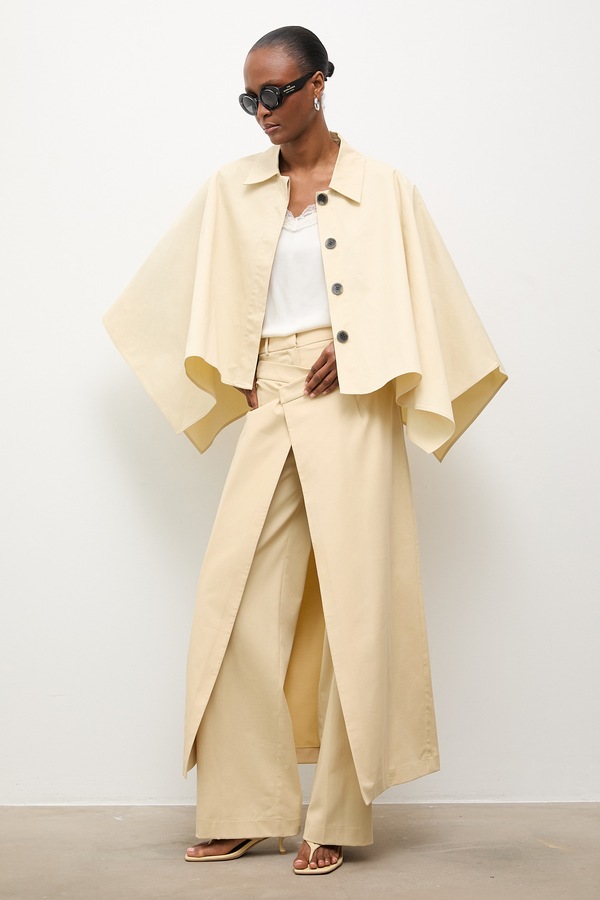 Куртка oversize женская из коллекции Answear.LAB Unscripted цвет желтый