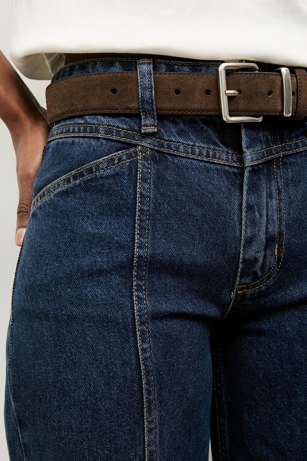 Джинси bootcut жіночі Answear.LAB колір темно-синій фото 4