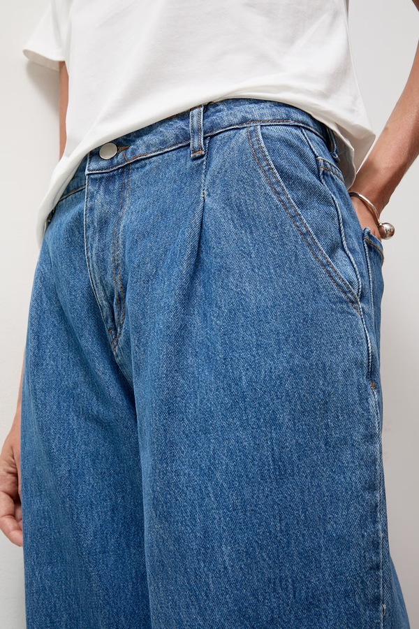 Джинси wide leg жіночі Answear.LAB колір блакитний фото 4