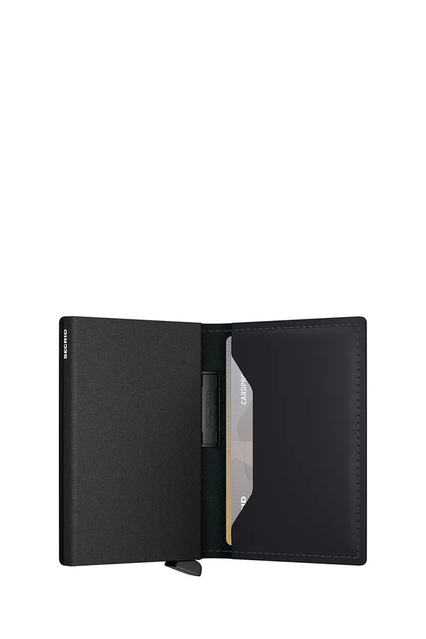 Гаманець RFID шкіряний Secrid MATTE колір чорний фото 4