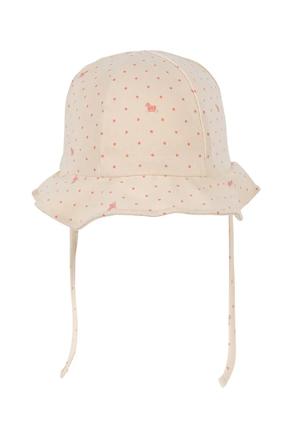 Шапка детская хлопковая Fanga Fontana FIO JERSEY SUN HAT OCS цвет бежевый