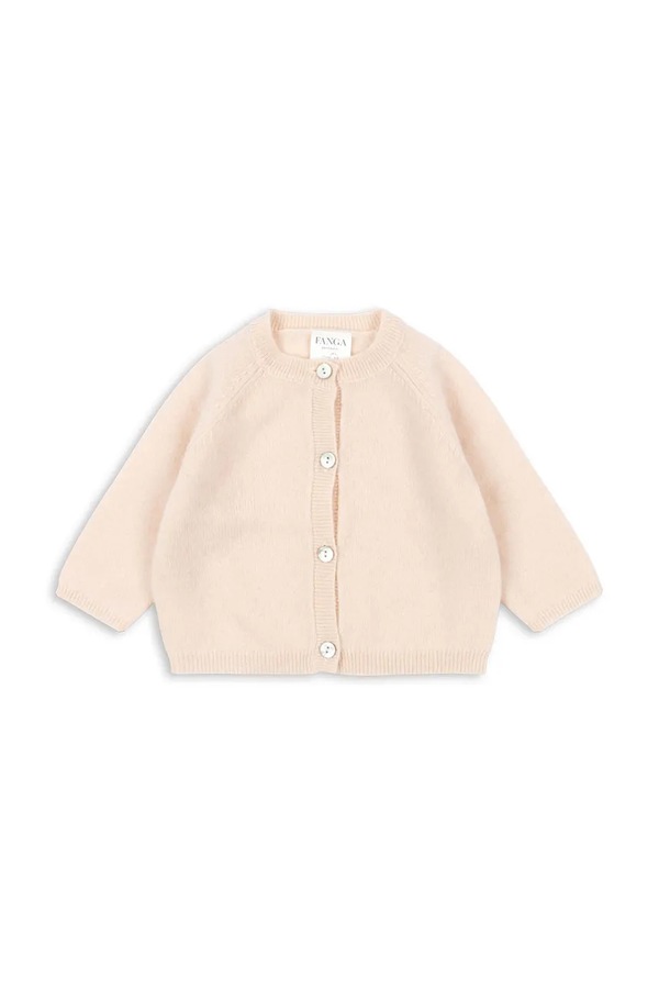 Детский шерстяной кардиган Fanga Fontana SAVORA DUE CARDIGAN цвет розовый