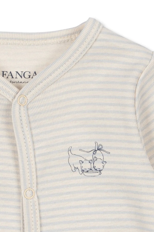Дитячі бавовняні повзунки Fanga Fontana FIO ONESIE OCS фото 3