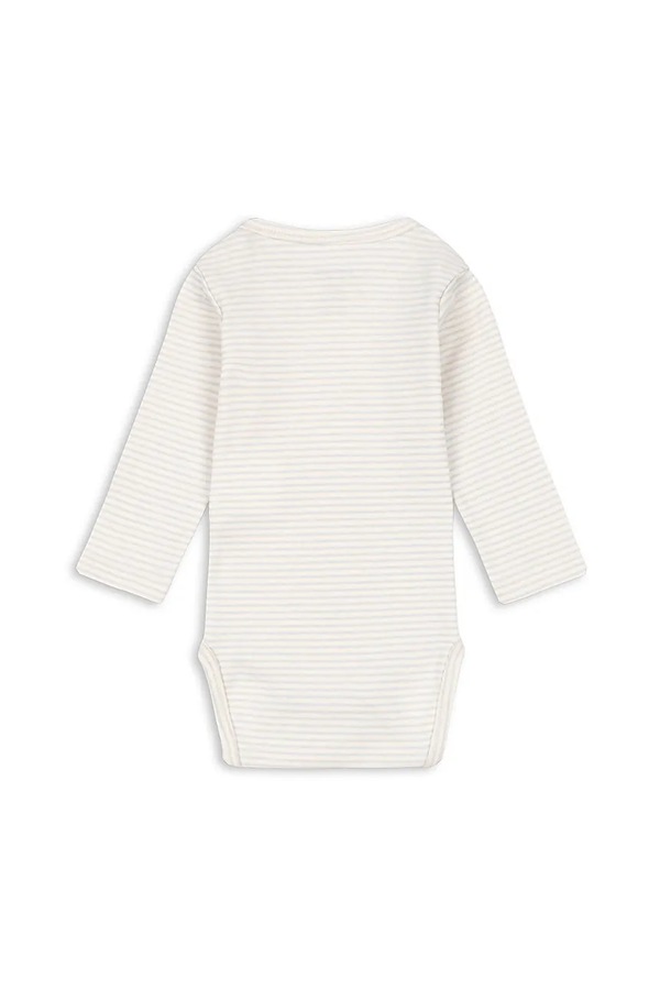Дитяче бавовняне боді Fanga Fontana FIO STRIPE LS BODY OCS