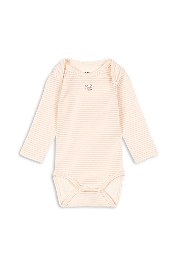 Дитяче бавовняне боді Fanga Fontana FIO STRIPE LS BODY OCS