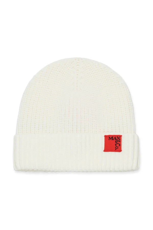 Шапка дитяча з додаванням вовни Max&Co. MAXF10F HAT колір білий