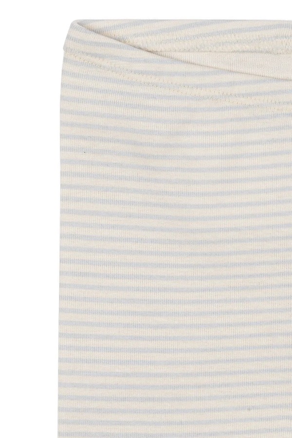 Детские хлопковые леггинсы Fanga Fontana FIO STRIPE PANTS OCS цвет бежевый фото 2