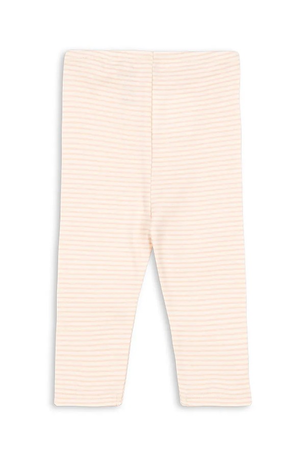 Детские хлопковые леггинсы Fanga Fontana FIO STRIPE PANTS OCS цвет бежевый