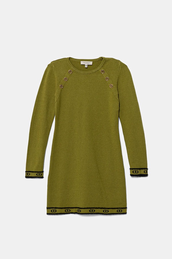 Дитяча сукня Twinset колір зелений