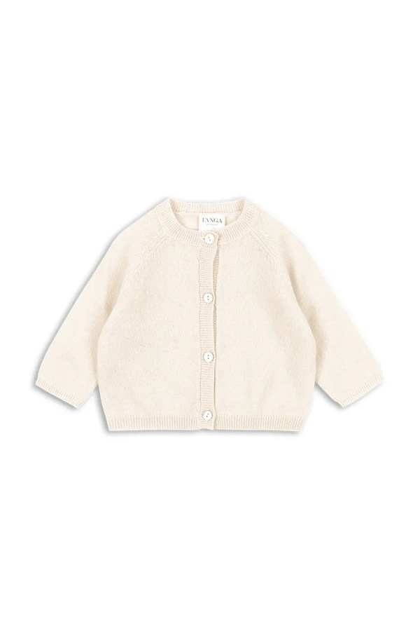 Дитячий вовняний кардиган Fanga Fontana SAVORA CARDIGAN колір бежевий