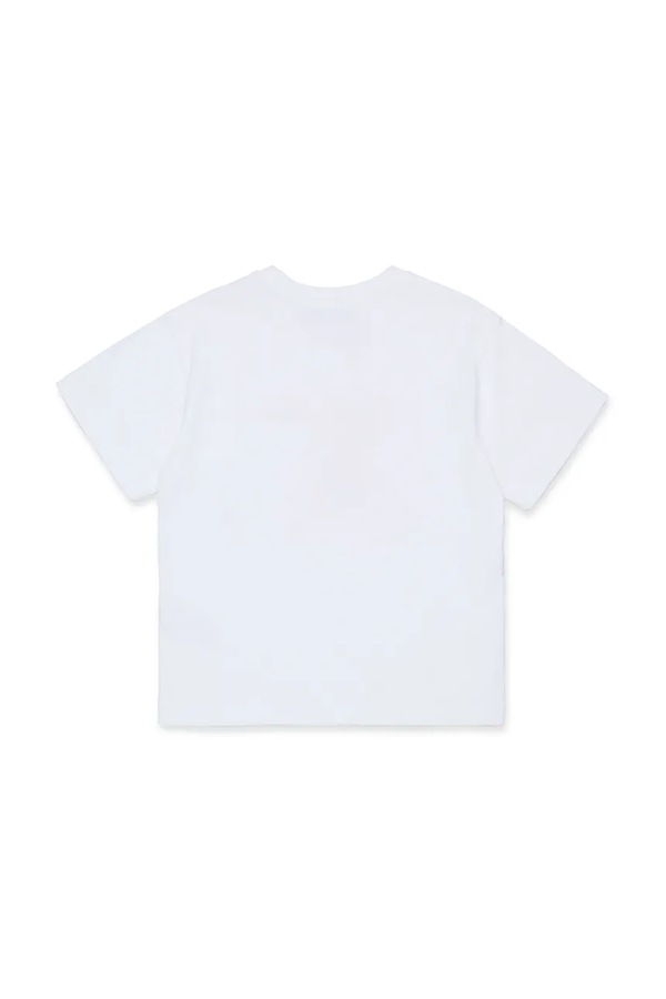 Дитяча бавовняна футболка Max&Co. MAXT1F T-SHIRT колір білий