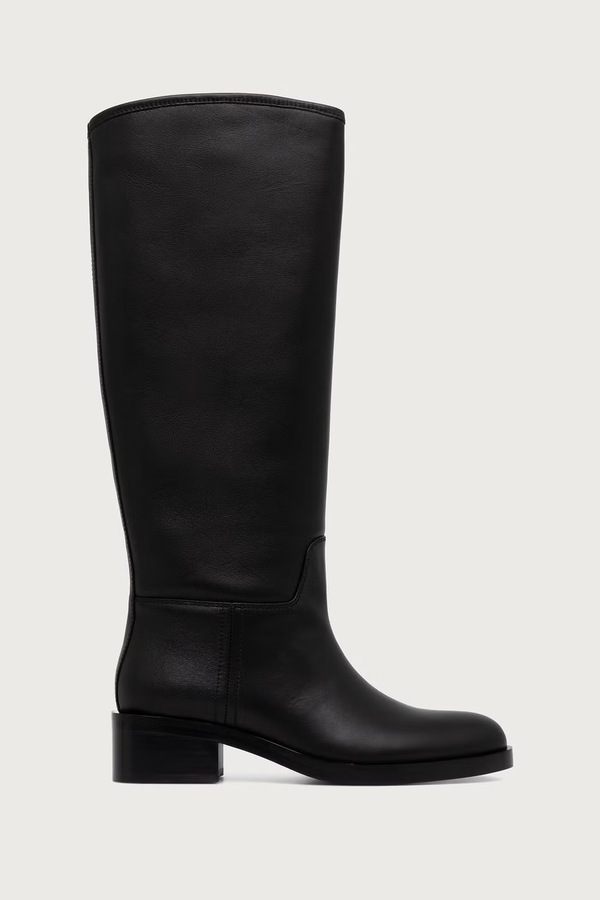 Чоботи жіночі шкіряні Jeffrey Campbell REINING-2 колір чорний