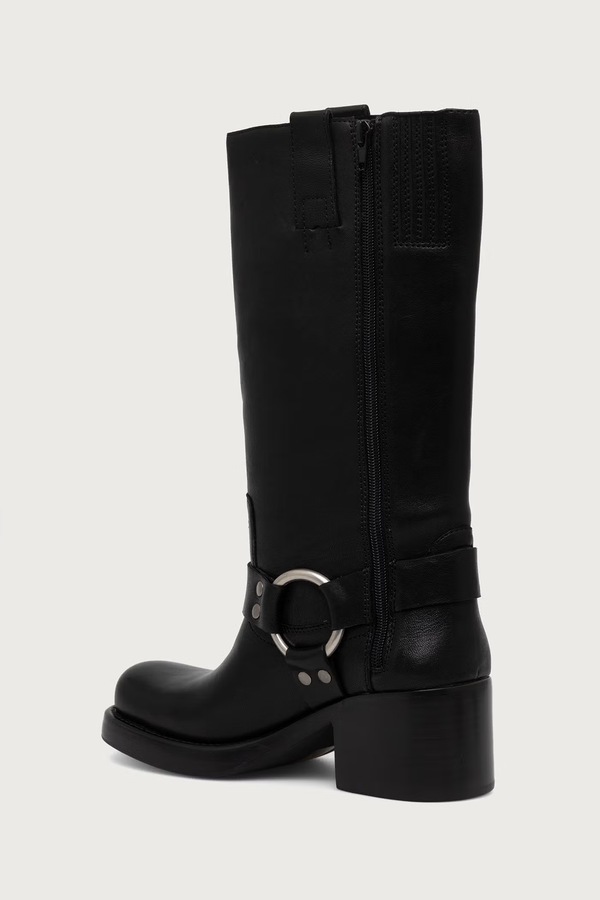 Ботильйони для мотоцикла жіночі шкіряні Jeffrey Campbell REFLECTION колір чорний фото 2
