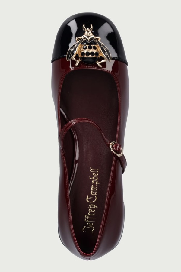 Туфлі-човники шкіряні Jeffrey Campbell JITTERBUG2 фото 4
