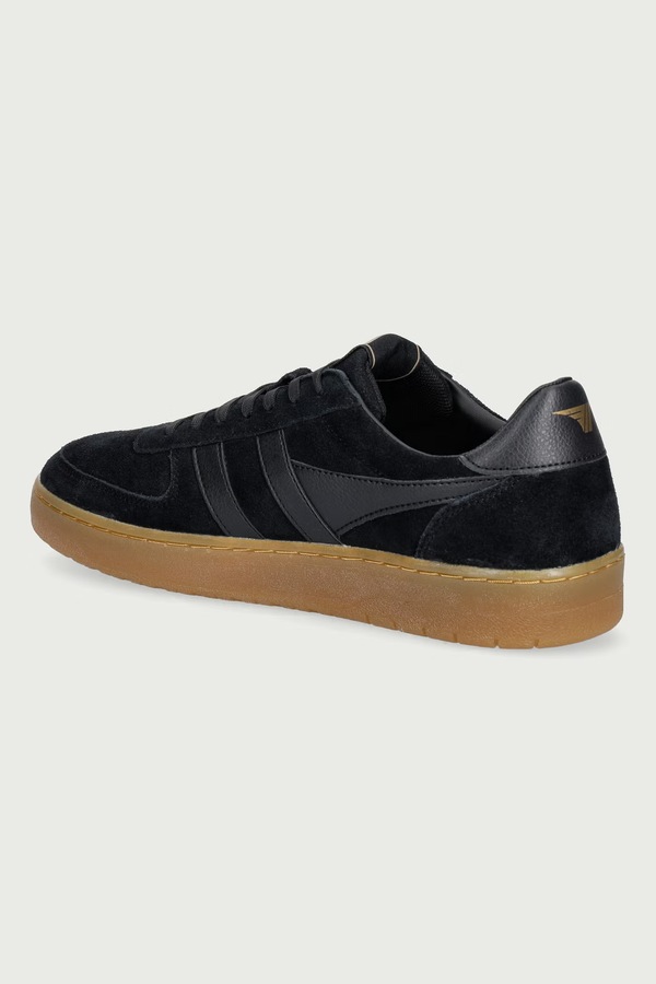Hawk Suede '86 Trainer кроссовки мужские кожаные Gola цвет черный фото 2
