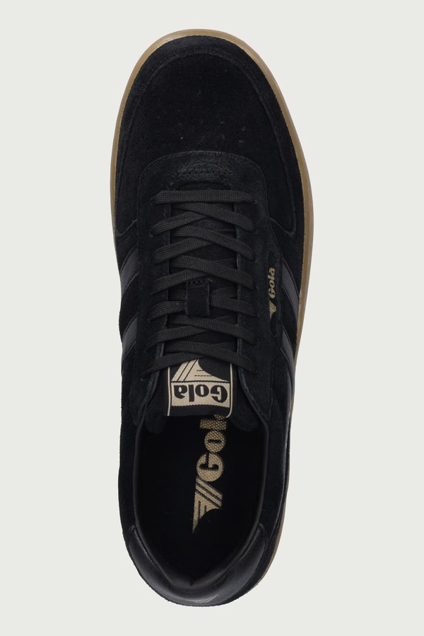 Hawk Suede '86 Trainer кросівки чоловічі шкіряні Gola колір чорний фото 4