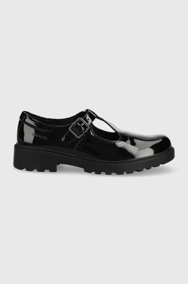 Geox Incaltaminte din piele pentru copii culoarea negru