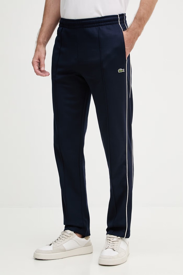 Lacoste pantaloni de trening bărbați bleumarin regular waist XH1412