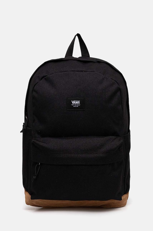 Vans Rucsac culoarea negru, mare, neted, VN000HRJBLK1