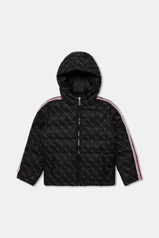Guess Geacă copii culoarea negru, L5BL19 WFIQ2