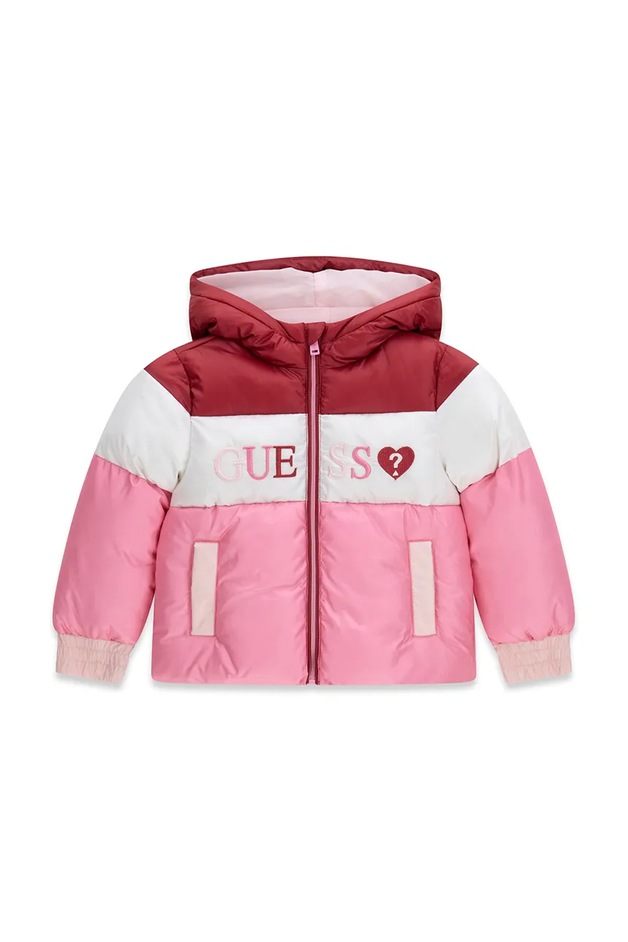Guess Jachetă pentru copii roz K6YL01 W2576