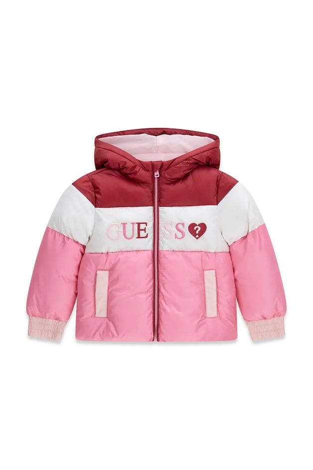 Guess Jachetă pentru copii roz K6YL01 W2576