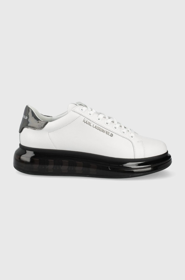Karl Lagerfeld Ghete de piele Kapri Kushion culoarea alb