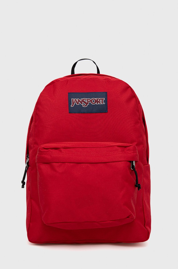 Jansport Rucsac culoarea rosu, mare, neted