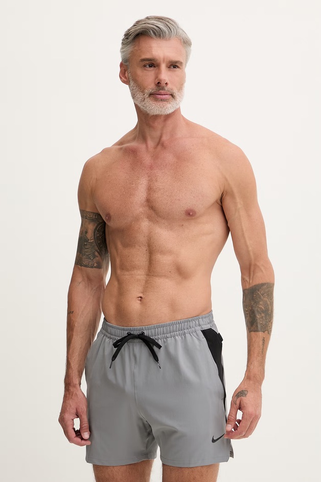 Nike Pantaloni scurți de baie pentru bărbați gri NESSG483