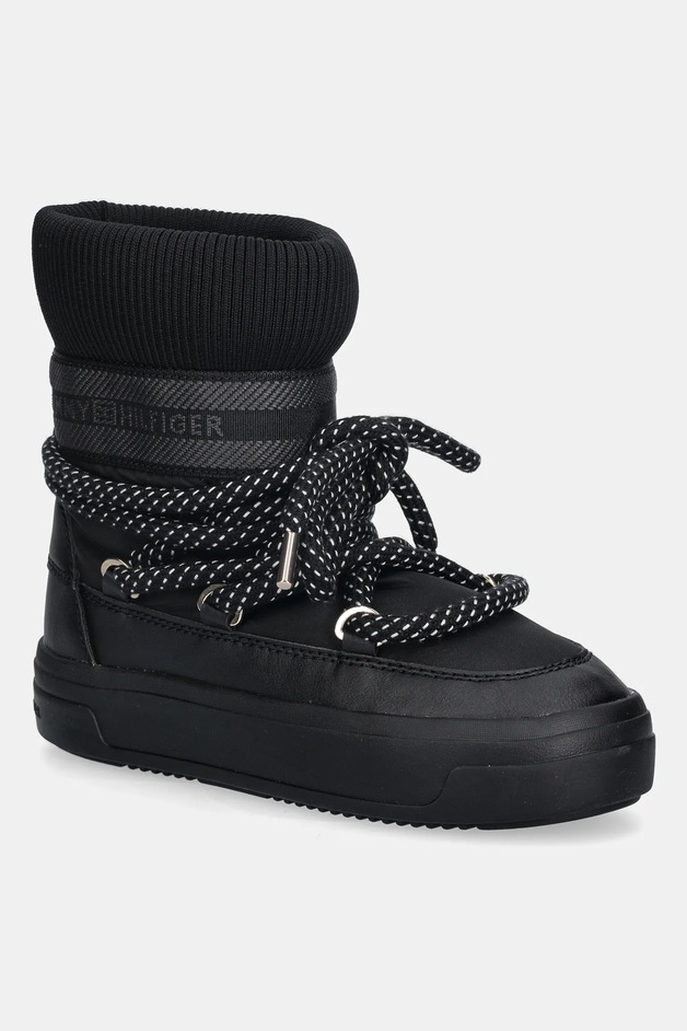 Tommy Hilfiger Cizme de iarnă SNOW BOOT WATER REPELLENT culoarea negru, FW0FW09260