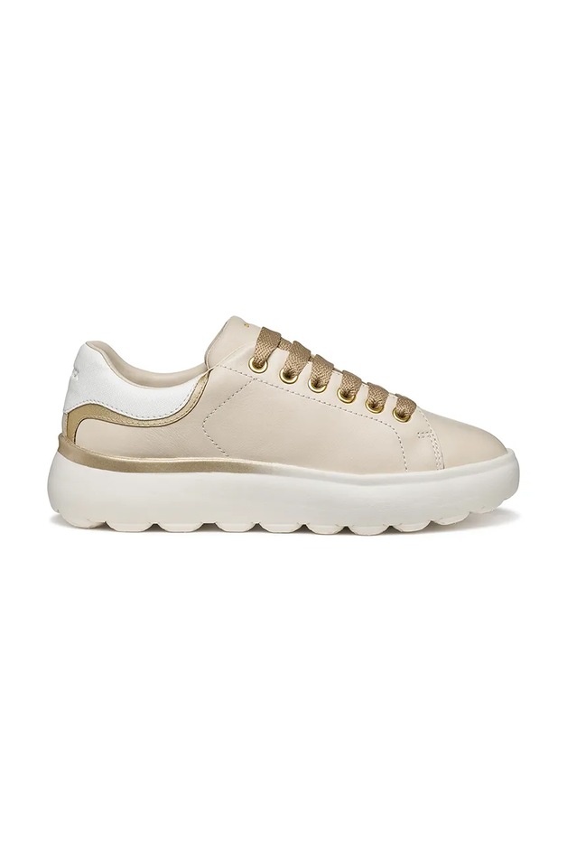 Geox Sneakers D SPHERICA EC4.1 culoarea bej, D65TCB08554C1S2L