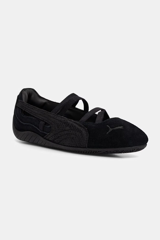 Puma Balerini piele întoarsă Speedcat Ballet Python negri 407706
