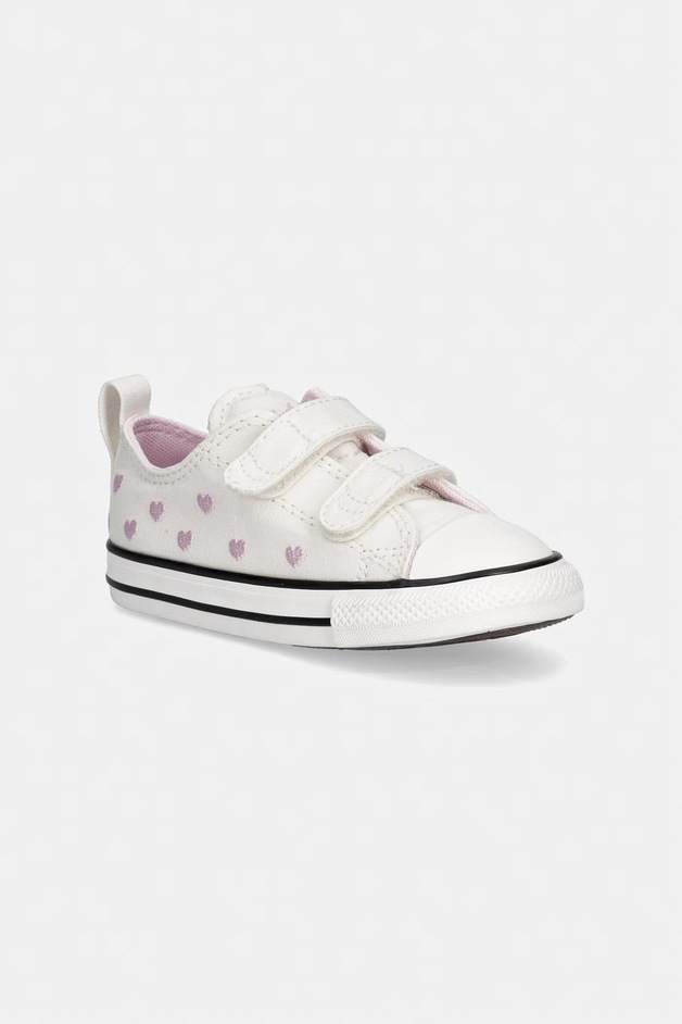 Converse Teniși copii CHUCK TAYLOR ALL STAR 2V culoarea alb, A19067C