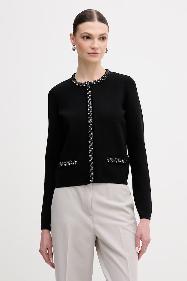 Guess Cardigan RAINA culoarea negru, light, W6RR42 Z4422