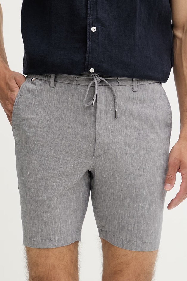 BOSS Pantaloni scurți pentru bărbați, cu in Kane1 gri regular waist 50557537