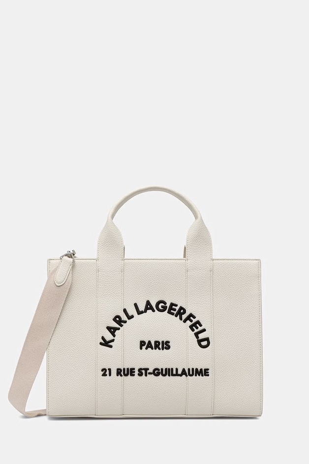 Karl Lagerfeld Geantă shopper pentru femei, cu imitație de piele K/RSG MD bej B1W30041