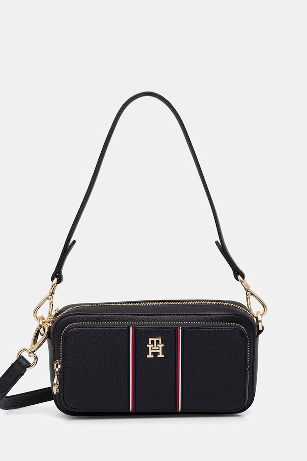 Tommy Hilfiger geantă crossbody pentru femei bleumarin AW0AW18640