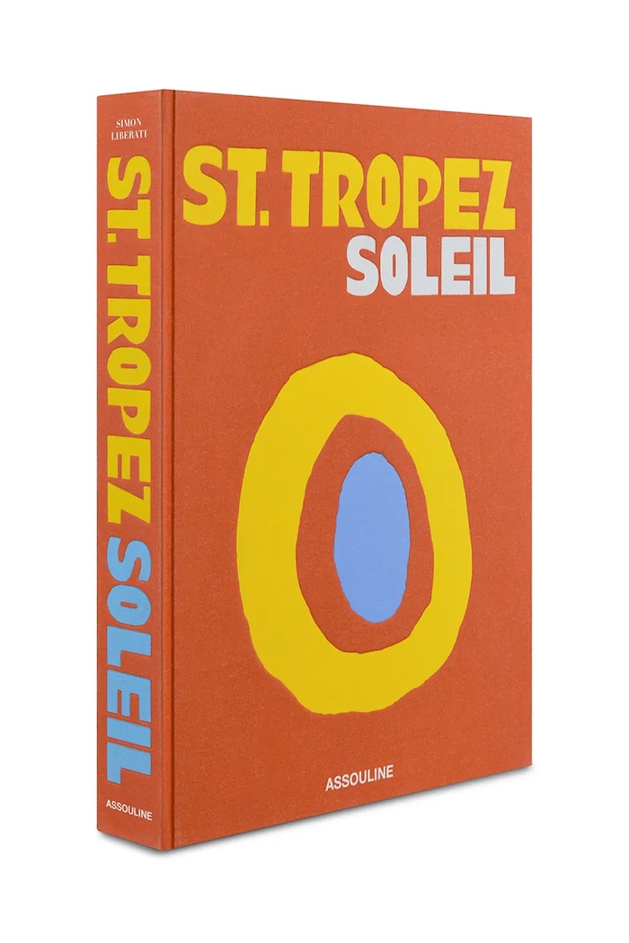 Assouline könyv St. Tropez Soleil by Simon Liberati, English 9781614289456 kék AA00