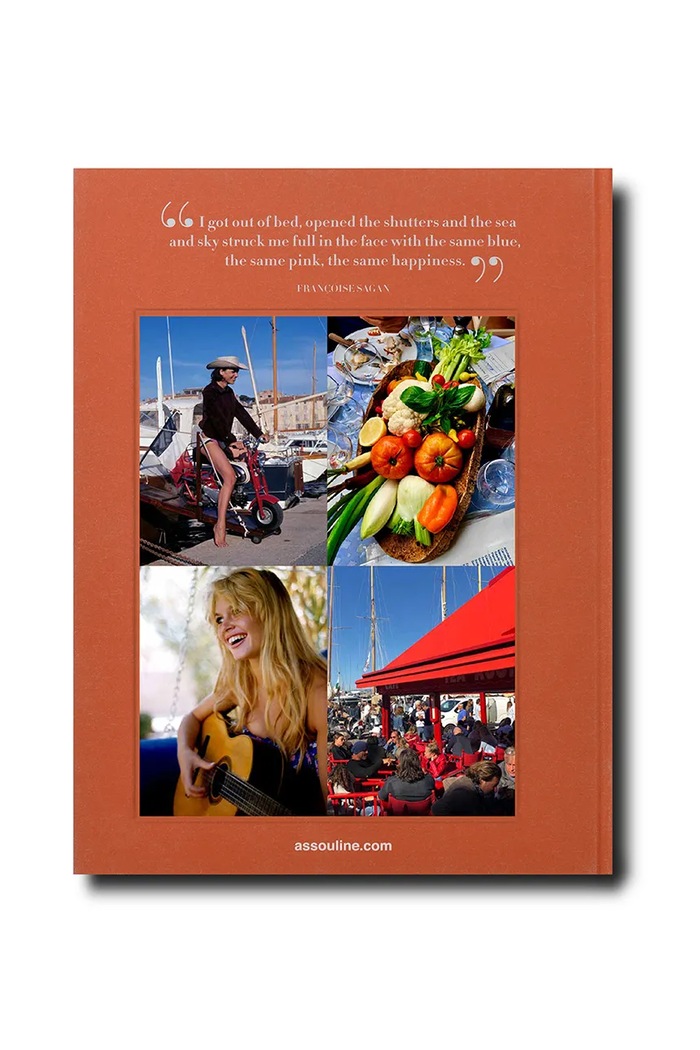 Lifestyle Assouline könyv St. Tropez Soleil by Simon Liberati, English 9781614289456 kék