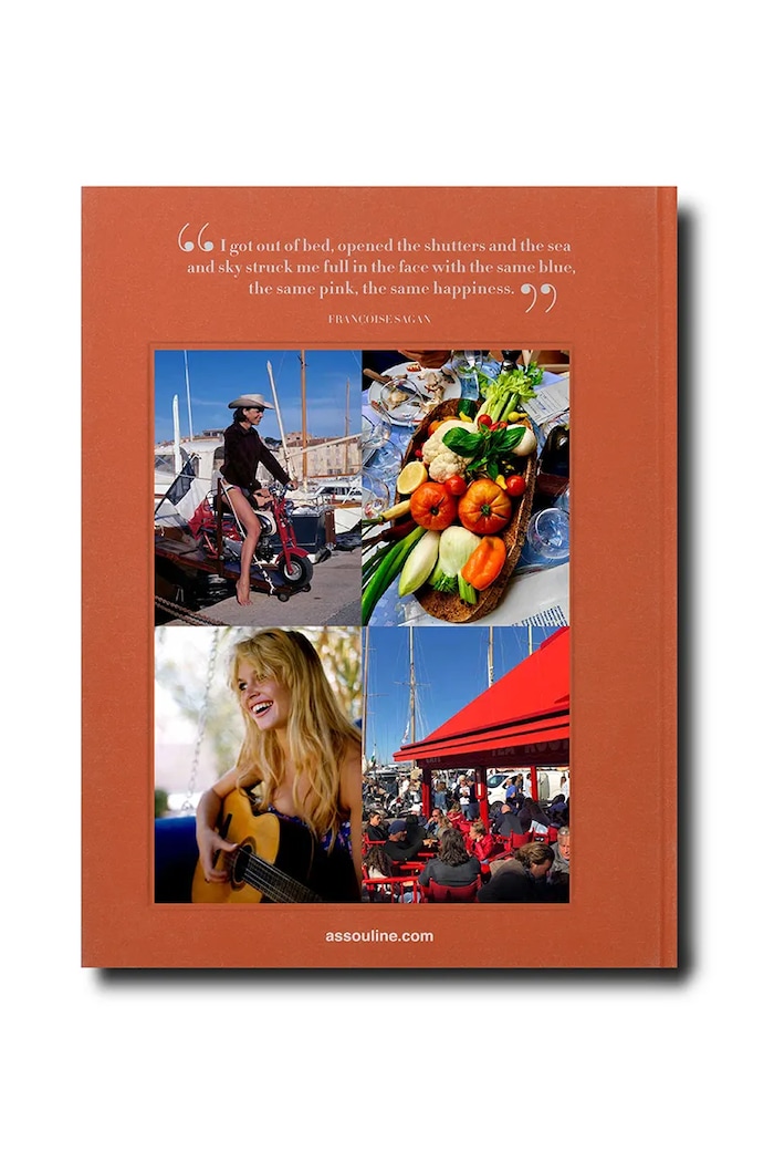 Lifestyle Assouline könyv St. Tropez Soleil by Simon Liberati, English 9781614289456 kék