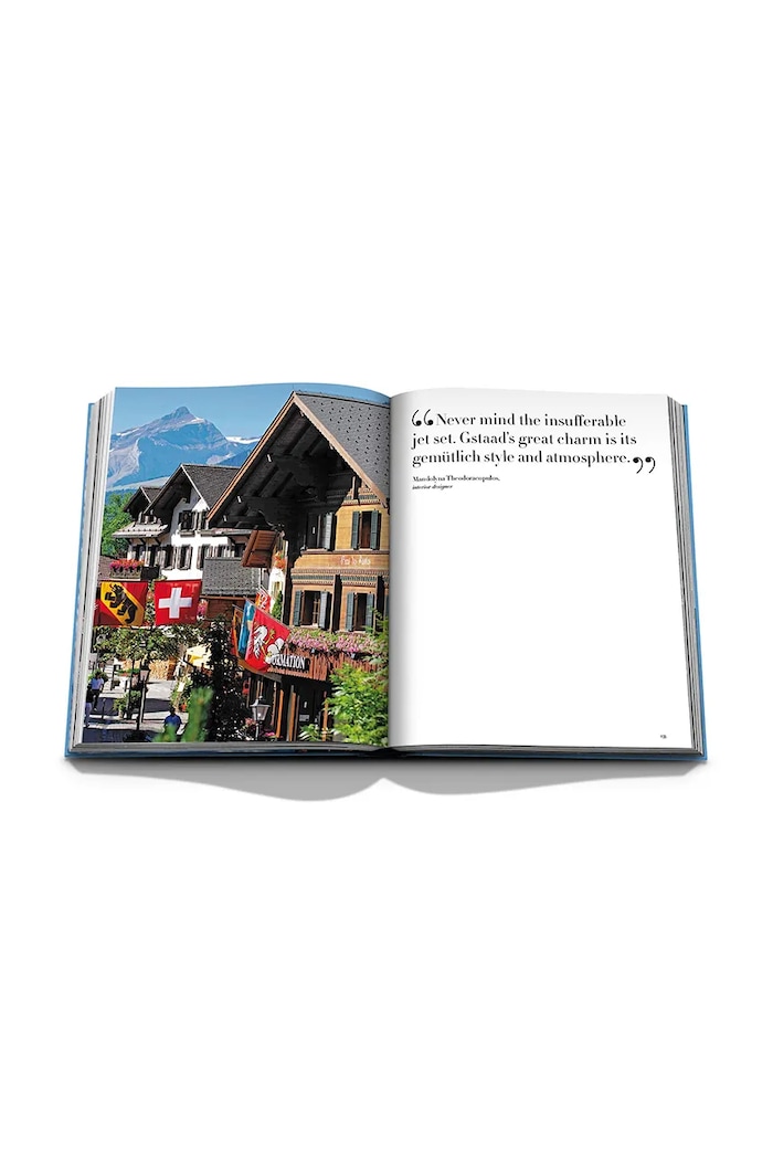Assouline book Gstaad Glam by Geoffrey Moore, English 9781649800435